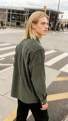 Ami Paris Erkek Kadife Gömlek