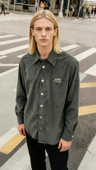 Ami Paris Erkek Kadife Gömlek