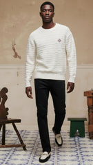 Casablanca Erkek Beyaz Triko