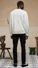 Casablanca Erkek Beyaz Triko