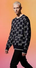 Gucci GG Monogram Erkek Triko Kazak