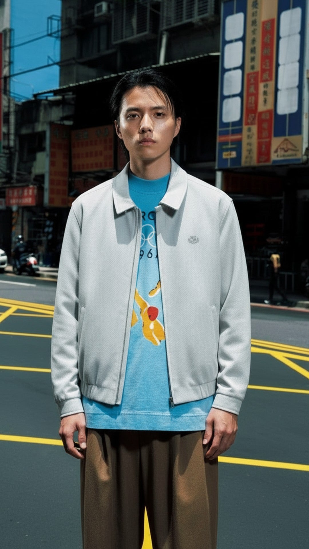 Loro Piana Erkek Fermuarlı Ceket