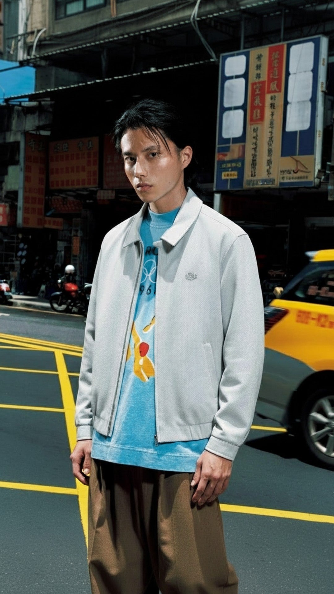 Loro Piana Erkek Fermuarlı Ceket