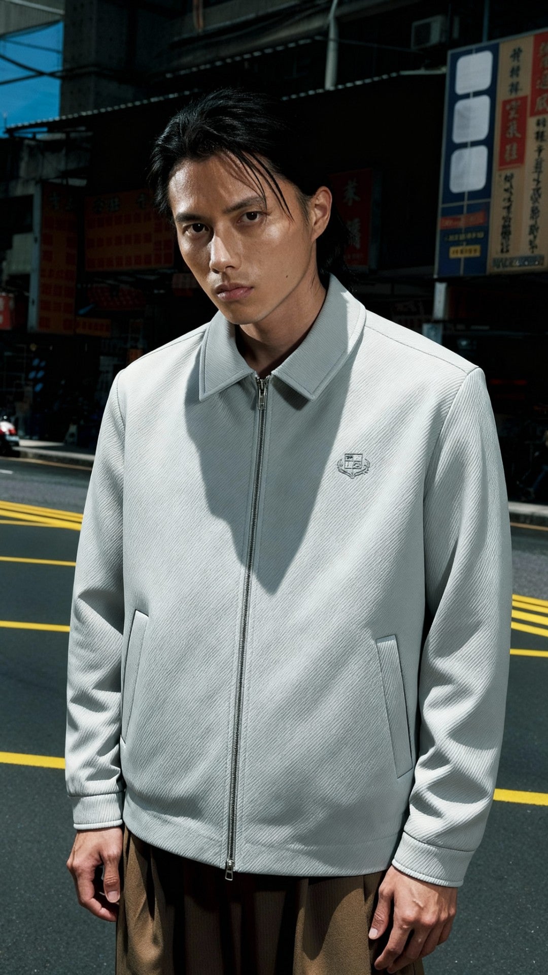 Loro Piana Erkek Fermuarlı Ceket