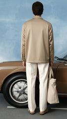 Prada Erkek Bej Teknik Gömlek