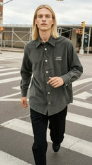 Ami Paris Erkek Kadife Gömlek