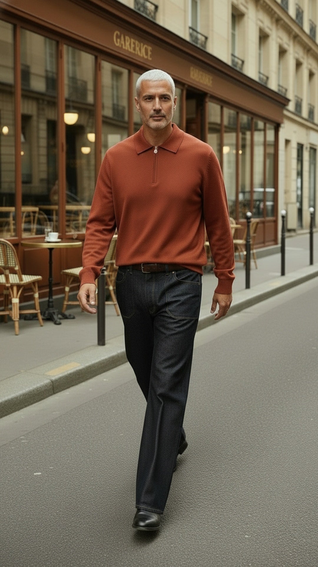 Kiton Erkek Fermuarlı Polo Triko