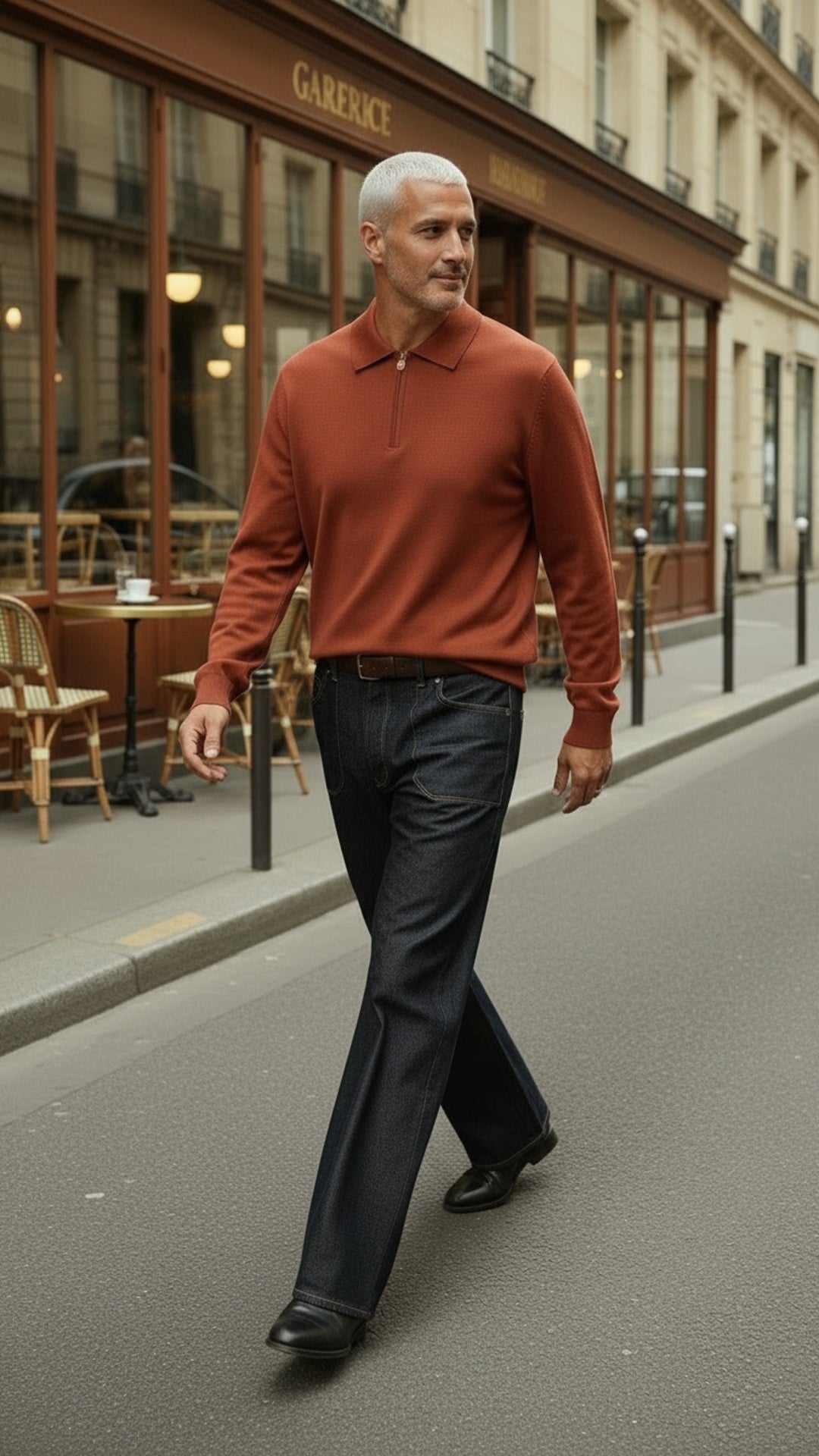 Kiton Erkek Fermuarlı Polo Triko