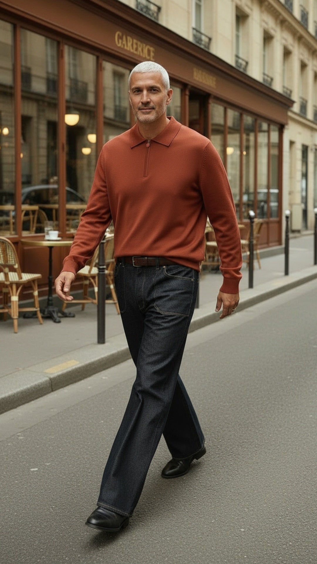 Kiton Erkek Fermuarlı Polo Triko