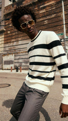 Prada Erkek Çizgili Triko Kazak