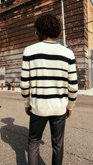 Prada Erkek Çizgili Triko Kazak