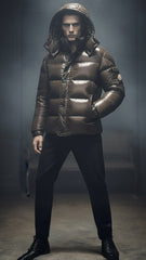 Moncler Erkek Kapüşonlu Şişme Mont