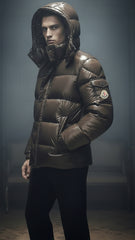 Moncler Erkek Kapüşonlu Şişme Mont