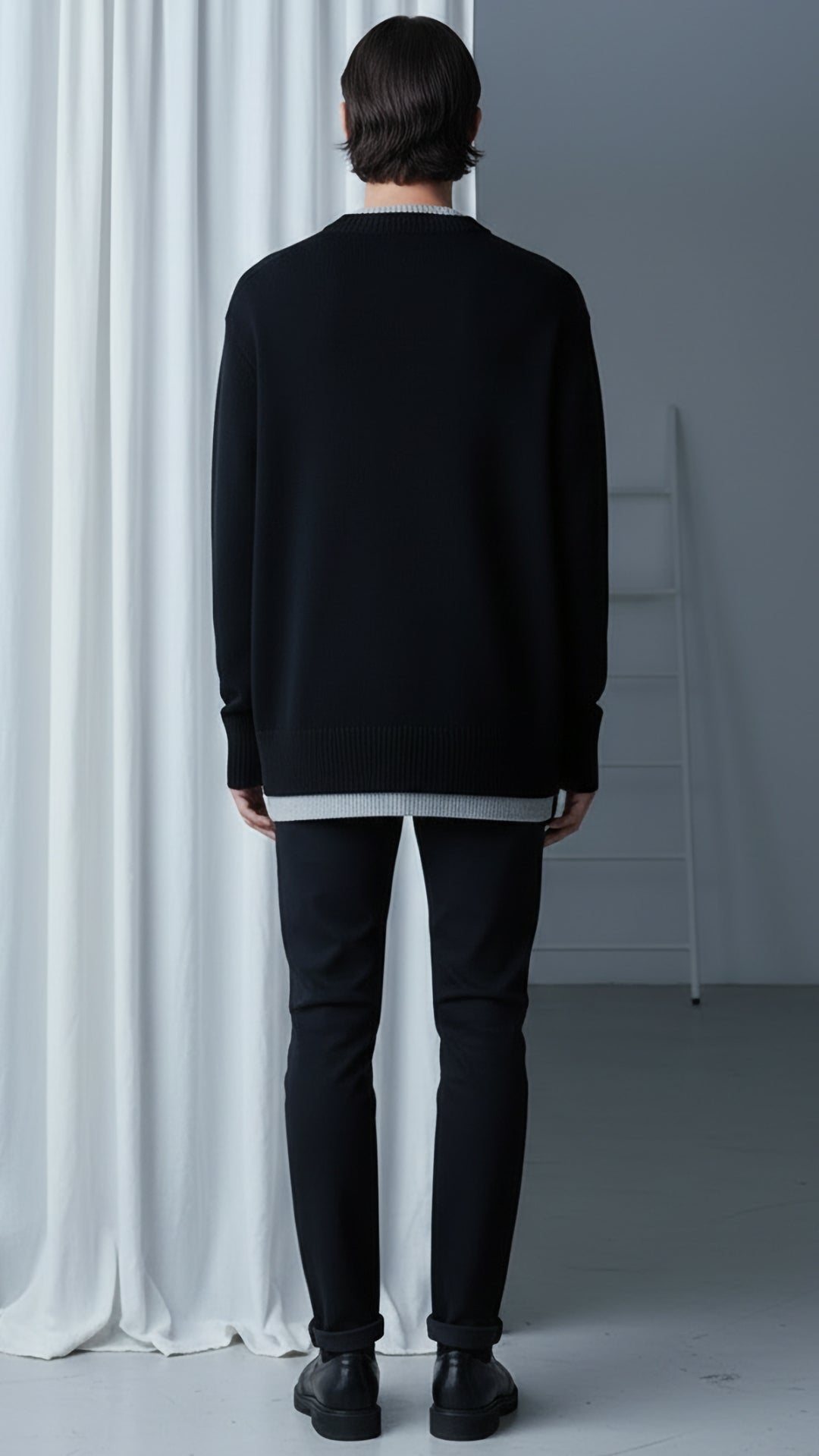 Prada Erkek Siyah Triko Kazak