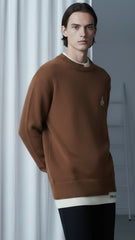 Prada Erkek Kahverengi Triko Kazak