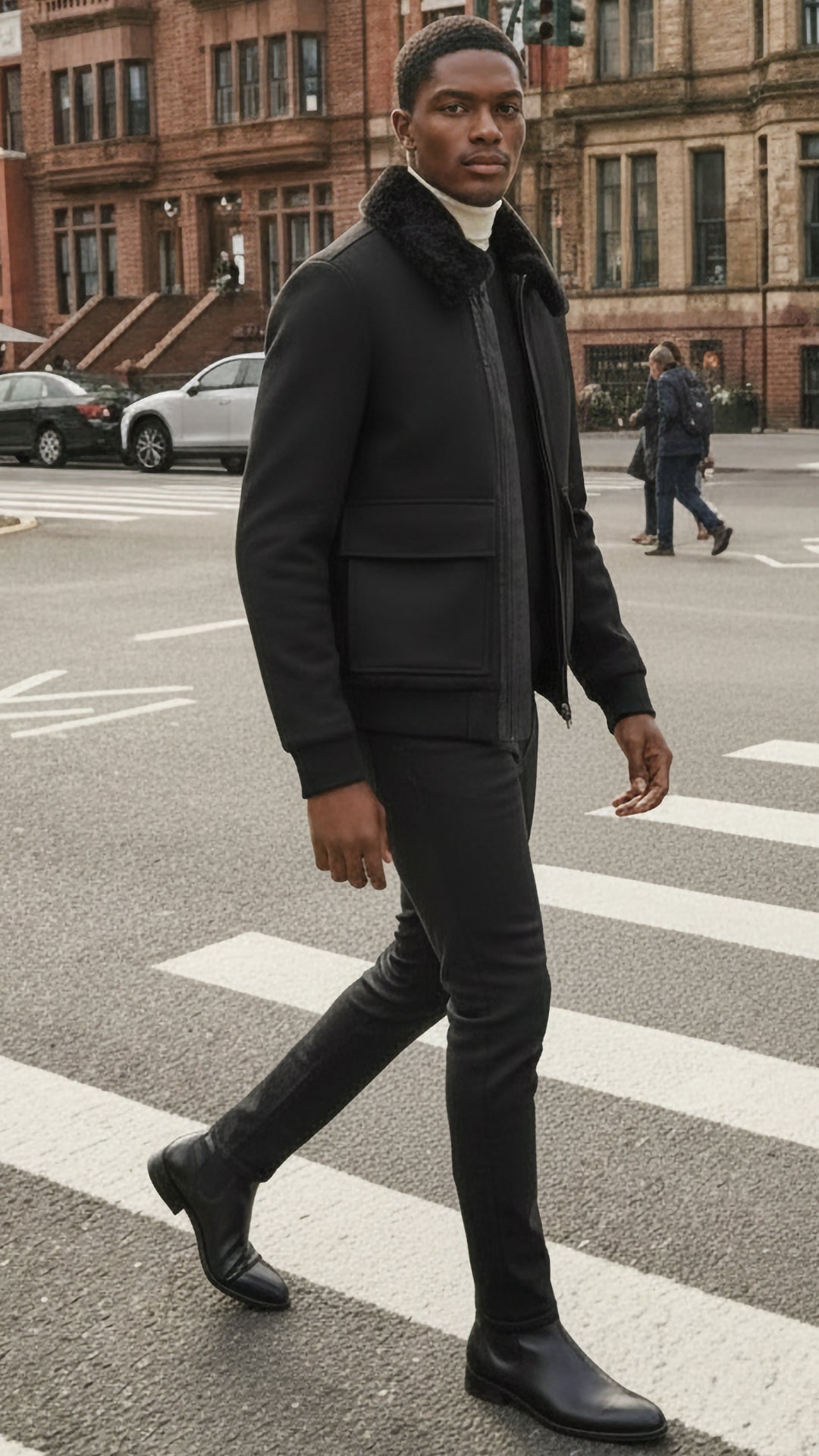 Loro Piana Erkek Siyah Mont