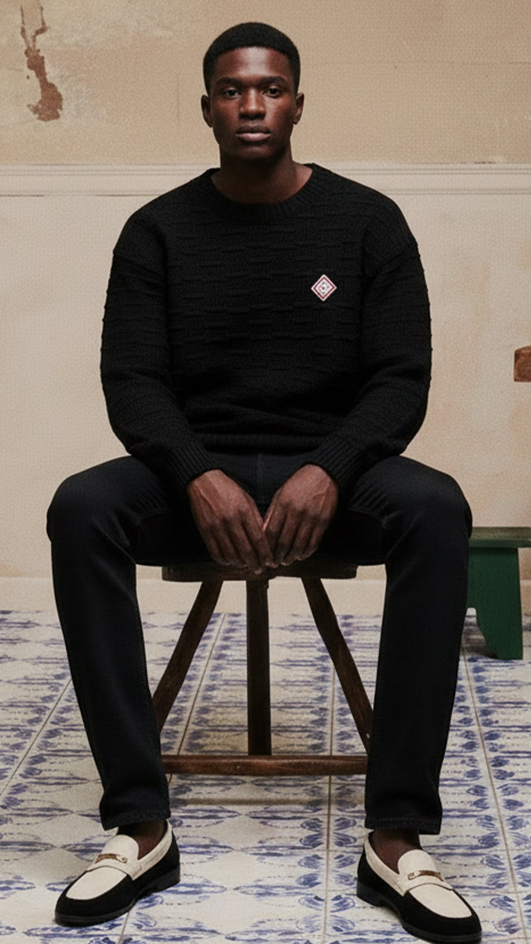 Casablanca Erkek Siyah Triko