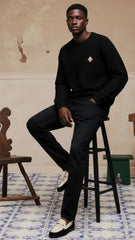 Casablanca Erkek Siyah Triko