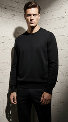 HUGO BOSS Erkek Siyah Triko