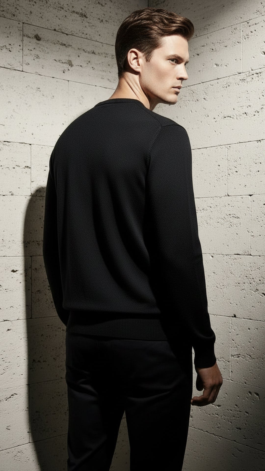 HUGO BOSS Erkek Siyah Triko