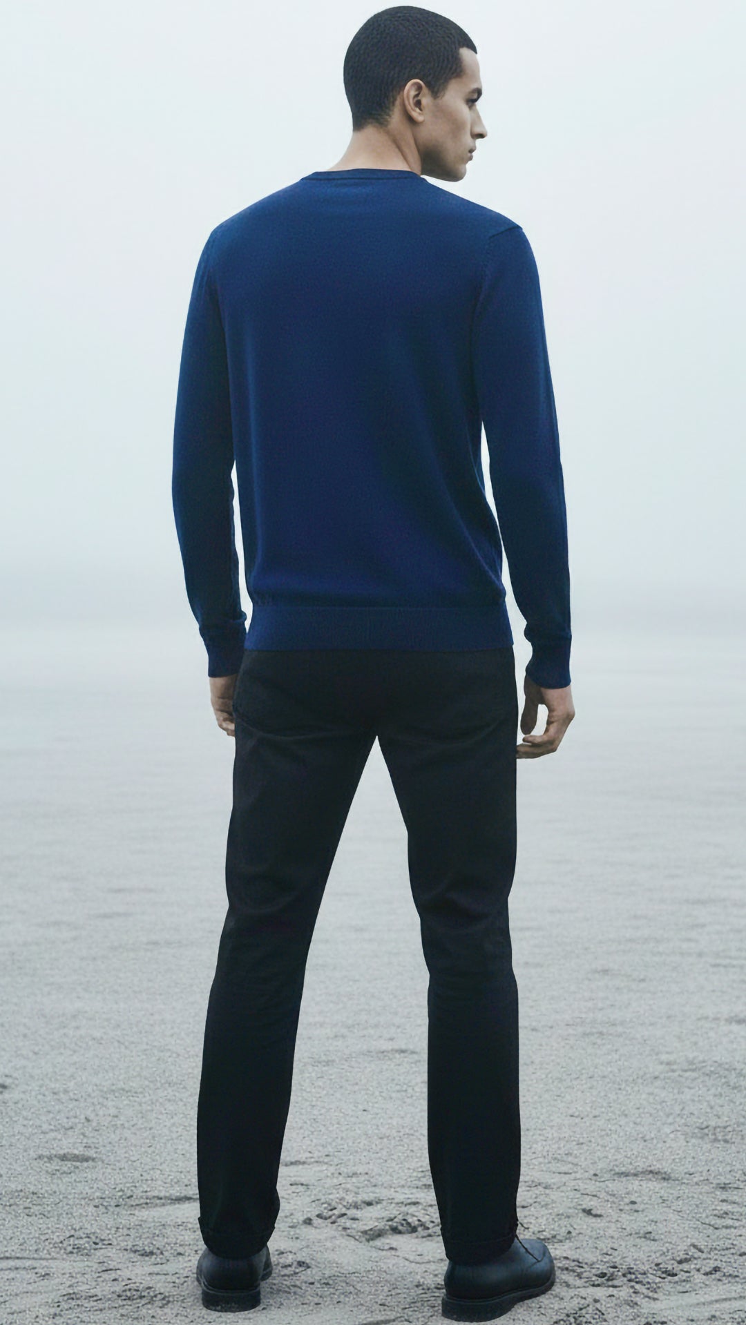 HUGO BOSS Erkek Lacivert Triko