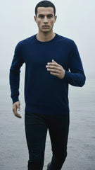 HUGO BOSS Erkek Lacivert Triko