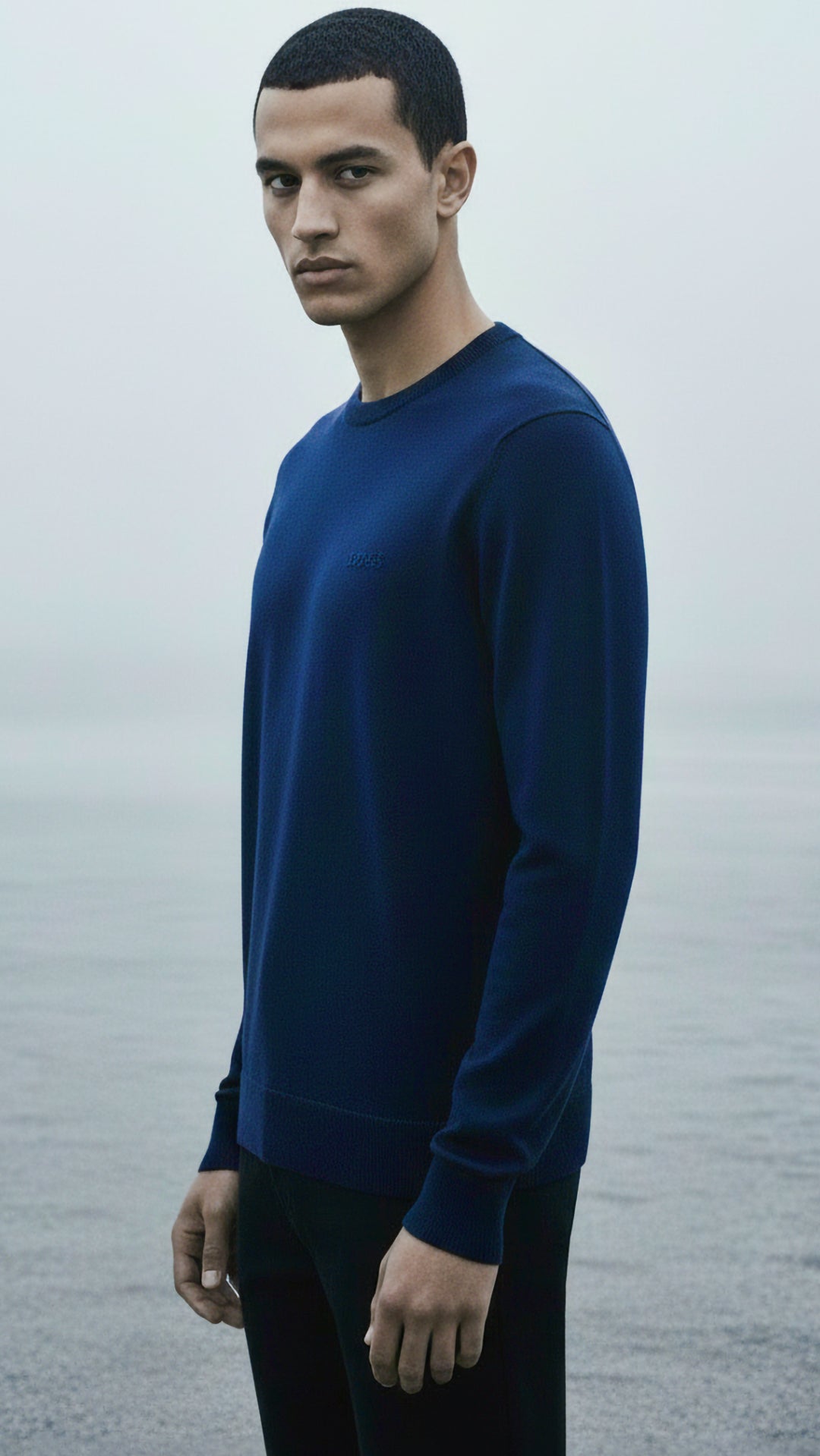 HUGO BOSS Erkek Lacivert Triko