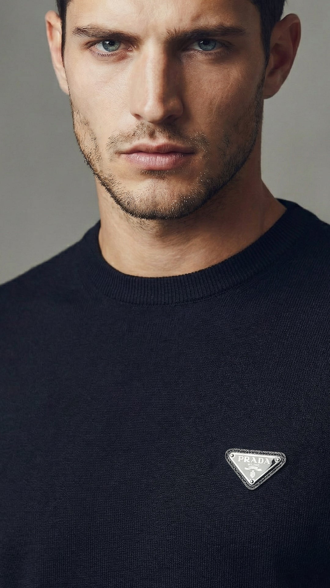 Prada Erkek Siyah Triko